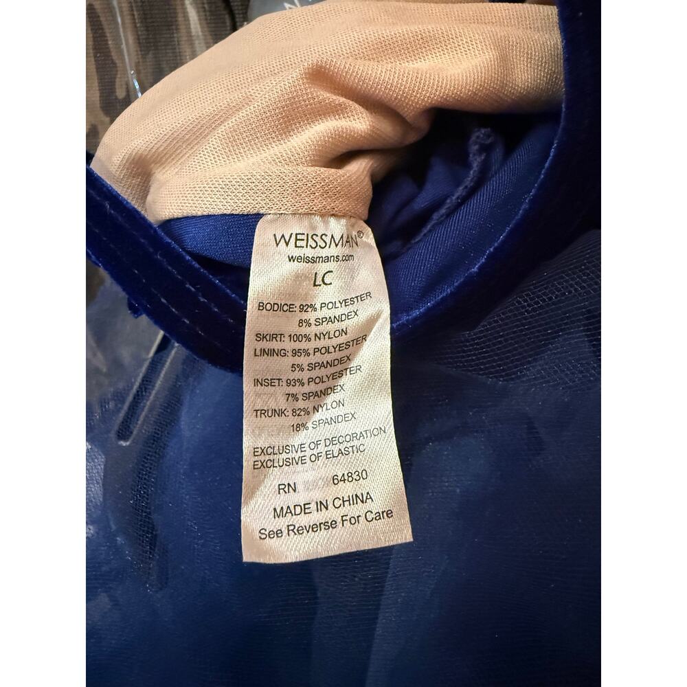 Weissman girls dance costume 16659 Candle on and Water size LC - Picture 6 of 7